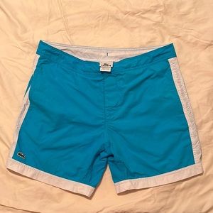 Mint condition Lacoste swim trunks M